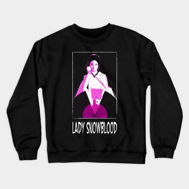 Kill Bill's Muse Pay Homage to Snowblood with Dynamic Movie-Inspired Tees Crewneck Sweatshirt by Silly Picture